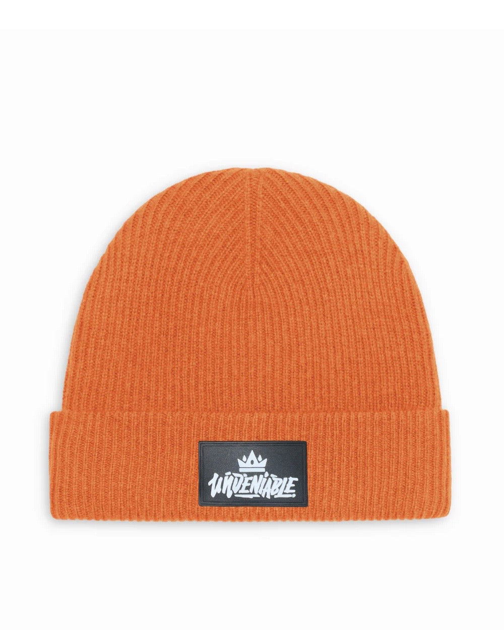 Cashmere Wool Beanie - Orange